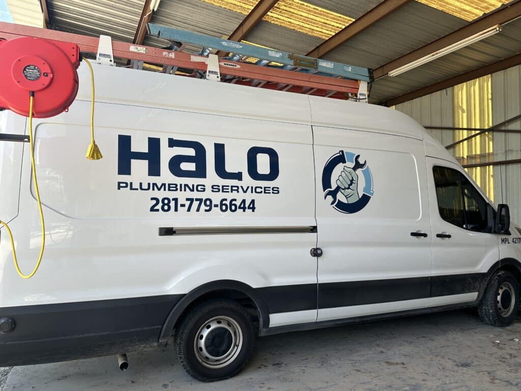Halo Plumbing Van